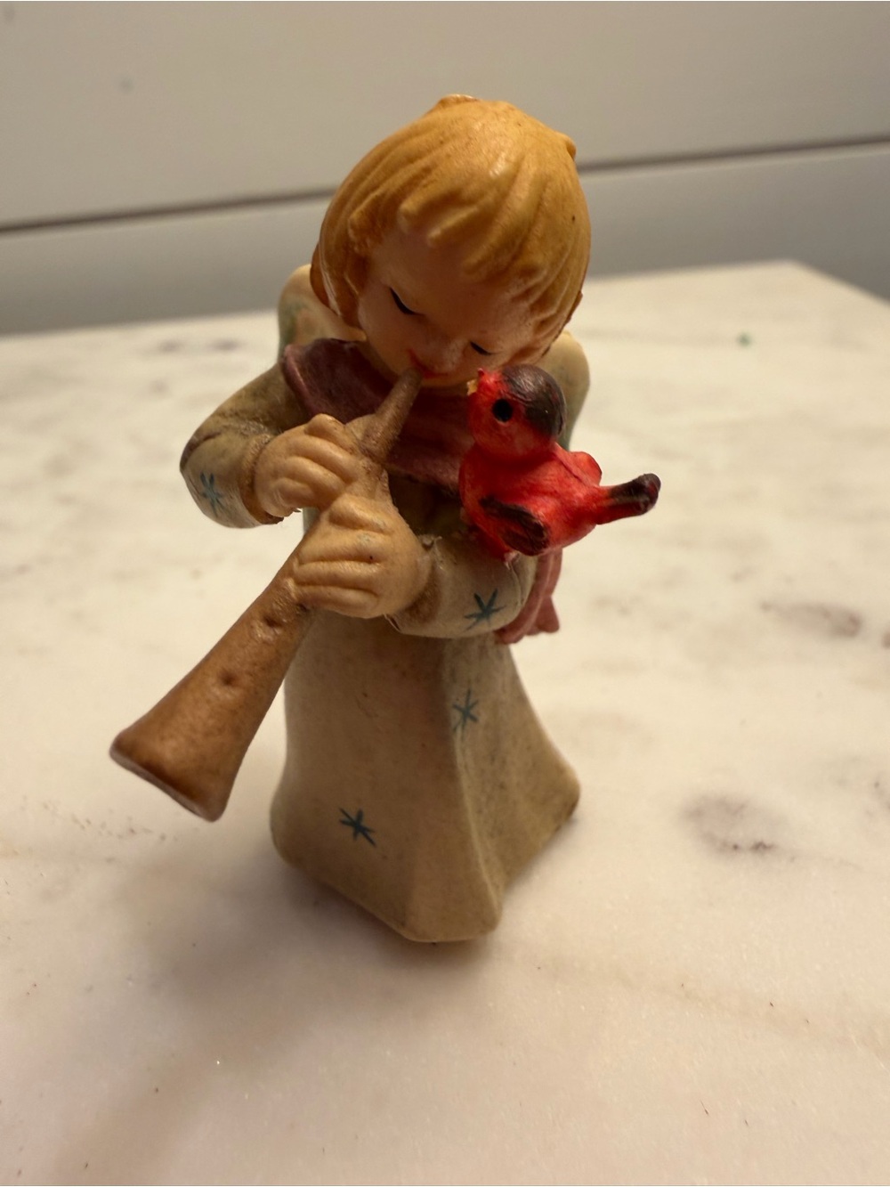 Vintage Anri Germany Miniature Angel Christmas Figurine